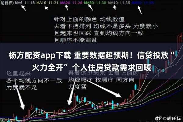 杨方配资app下载 重要数据超预期！信贷投放“火力全开” 个人住房贷款需求回暖