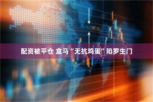配资被平仓 盒马“无抗鸡蛋”陷罗生门